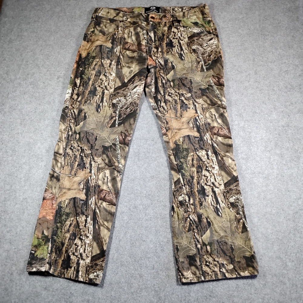 Mossy Oak Mens Camo Hunting Pants 38x31 Break-Up Infinity Cotton Twill Cargo